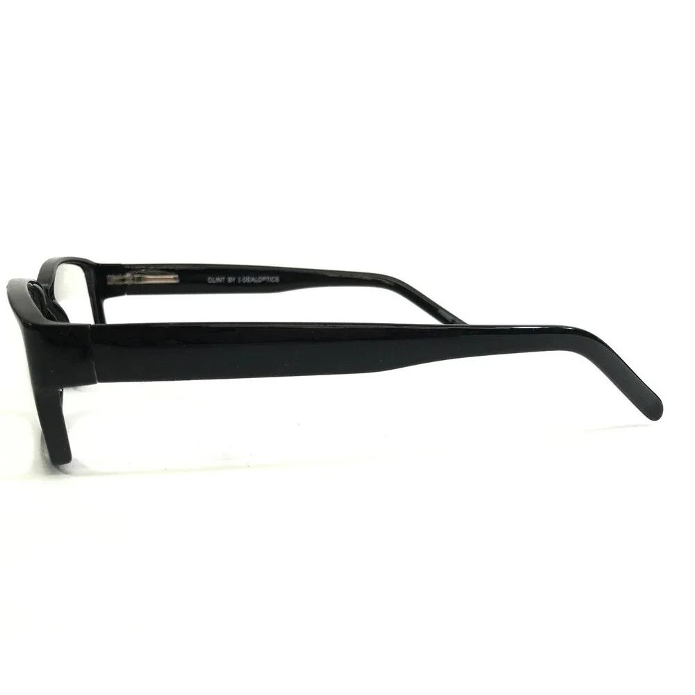 Casino Eyewear Eyeglasses Frames CLINT EBONY Black Rectangle Full Rim 60-19-150